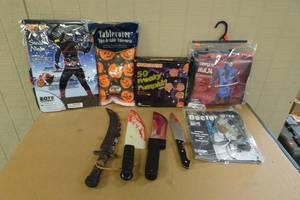 lot 277 image: Assorted Halloween -Costumes, Dcor and Accessories
