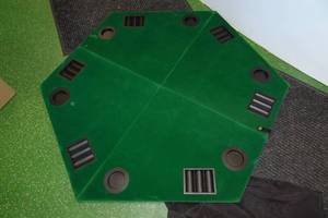 lot 295 image: Folding Poker Tabletop with Bag