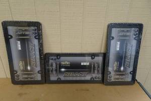 lot 311 image: 3 Cruiser Billet License Plate Frames