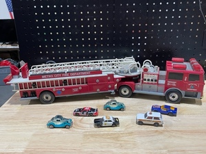Fire Engine and Hotwheels