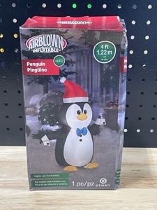 New 4 Foot Inflatable LED Penguin