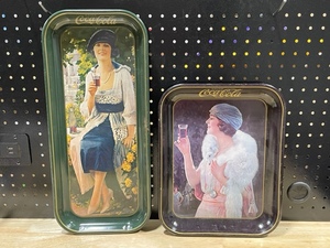 Vintage 1973 Coca Cola Serving Trays