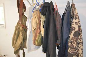 lot 202 image: Misc clothing and bags