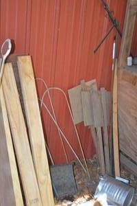 lot 222 image: Sawhorses, Wood, Miscellaneous - See Pictures