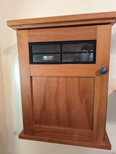 lot 132 image: Wall Storage Cabinet - Contents Included
