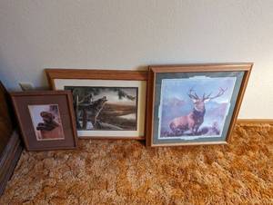 lot 434 image: 3 Pieces of Wall Art