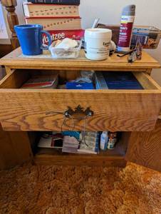 lot 437 image: Contents of Bedside Chest - See Pictures DOES NOT INCLUDE BEDSIDE CHEST