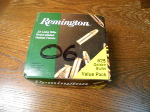 lot 317 image: Box of Remington .22 long rifle rounds