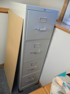 lot 357 image: Filing cabinet with contents