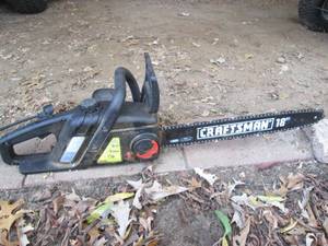 lot 81 image: Electric Craftsman 10 chainsW