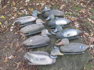 lot 94 image: Bag of assorted duck decoys