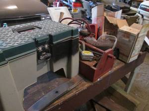 lot 488 image: Large assortment of misc Shop tools and supplies