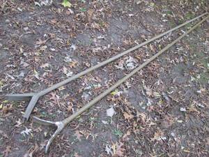 lot 490 image: Extremely long boat poles