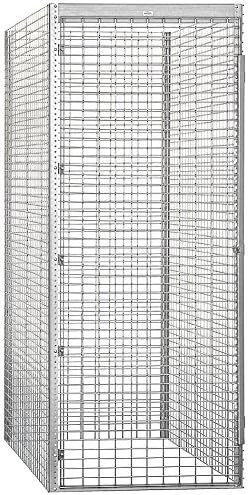 NEW - Salsbury Industries 8244-S 48 Wide Double Tier Bulk Storage Locker - Starter - 48 Inches Deep FLAT PACKED