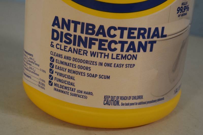 Zep Anti-bacterial Disinfectant & Cleaner with lemon