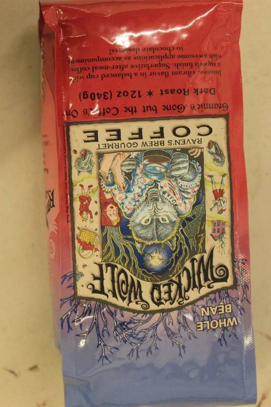 3 X 12oz bags of Ravens Brew Gourmet Coffee Whole Bean Wicked Wolf Dark Roast Best Buy 011823