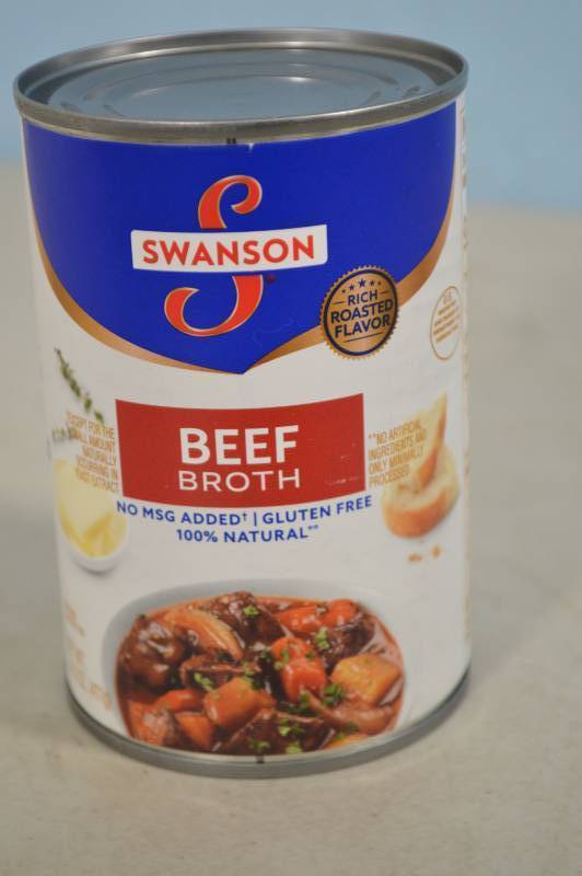 Flat of Swanson Beef Broth 24 Cans