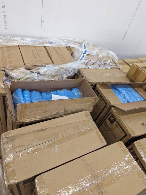 36 Cases of Medline Polyethylene Gowns Blue XL, 100ct (3,600ct Total)