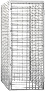 NEW - Salsbury Industries 8244-S 48 Wide Double Tier Bulk Storage Locker - Starter - 48 Inches Deep FLAT PACKED