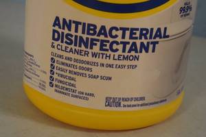 Zep Anti-bacterial Disinfectant & Cleaner with lemon
