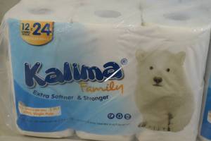 Case of Kalima Family Toilet Paper Extra Softener & Stronger 48 Rolls