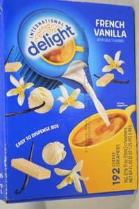 Case of International Delight French Vanilla Coffee Creamers