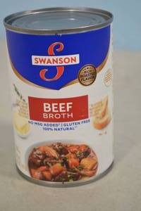 Flat of Swanson Beef Broth 24 Cans