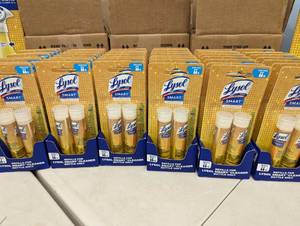 80 Lysol Smart Refills & 3 Lysol Smart Bottles with refill - Citrus Breeze Scent