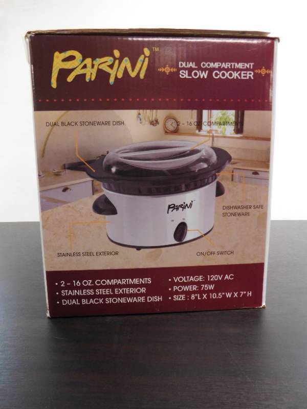 Parini Dual Compartment Slow Cooker in 2023