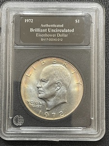 1972 Eisenhower Dollar Brilliant Uncirculated