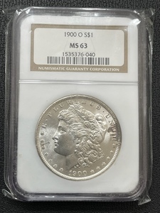 1900-O Morgan Dollar NGC MS63