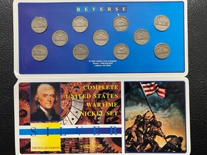 Complete Wartime Silver Nickel Set