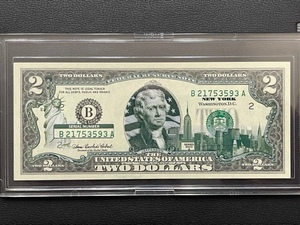 $2 Dollar Bill New York Uncirculated