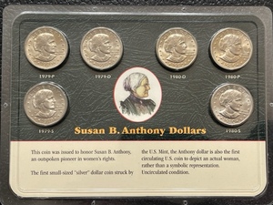 Susan B. Anthony Dollar Set