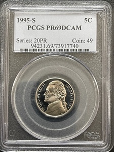 1995-S Jefferson Nickel PCGS PR69 Deep Cameo