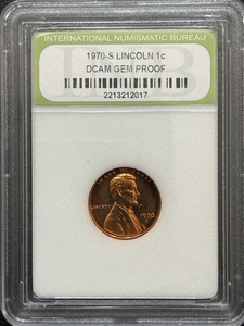 1970-S Lincoln Cent Deep Cameo Gem Proof