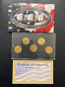 2001 Gold Edition State Quarter Collection