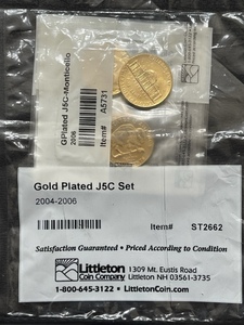 2004-2006 Jefferson Gold Plated Nickel Set