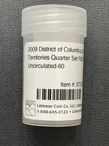 2009 District of Columbia & U.S. Territories Quarter Set Uncirculated 60