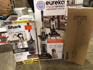 lot 22 image: Lot of Assorted Vacuums Various Models and Conditions Customer Returns See Pictures