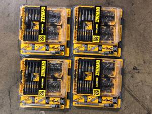 lot 46 image: Lot of DEWALT MAXFIT Screwdriving Drill Bit Set (60-Piece)  Customer Returns See Pictures