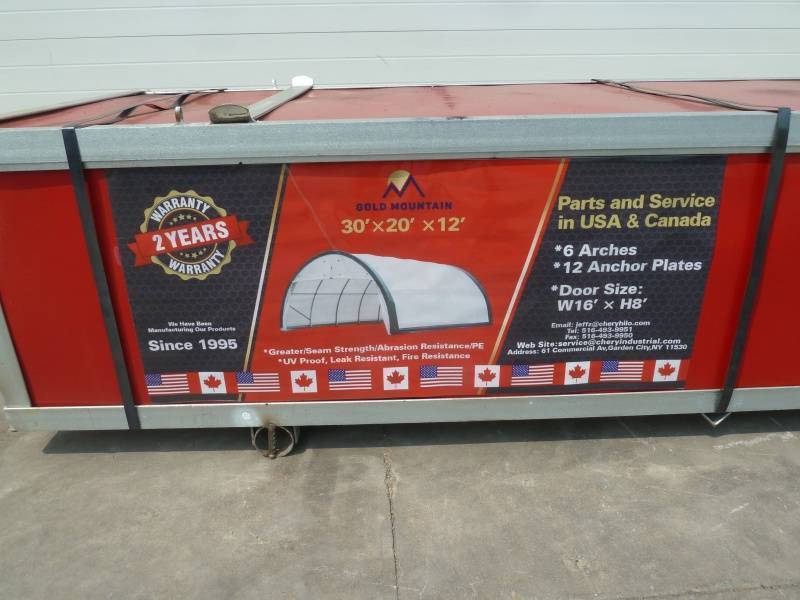 lot 29 image: 2023 Gold Mountain Dome Storage Building 30 x 20 x 12