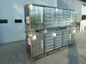 lot 45 image: Steelman Stainless Steel Work Bench 10Ft- 18D- 2B