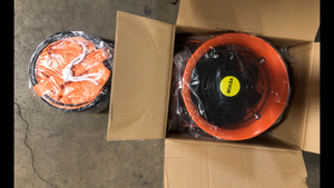 VEVOR Utility Blower Fan 8 in. High Velocity Ventilator Fan 230 Watt 882 CFM with 32.8 ft. Duct Hose for Exhausting at Home   Customer Returns See Pictures