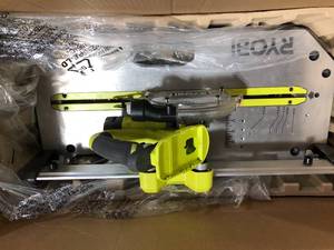 RYOBI ONE 18V 5.5in. Cordless Flooring Saw with Blade (Tool Only)    Customer Returns See Pictures