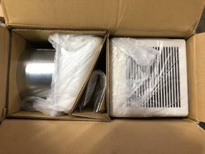 Panasonic WhisperWall 70 CFM Wall Exhaust Bath Fan, ENERGY STAR Customer Returns See Pictures
