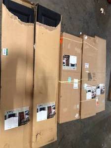 Lot of Assorted Window Shutters  Various Sizes and Conditions Customer Returns See Pictures