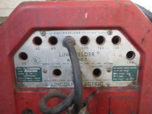 lot 1 image: Lincoln Welder Model AC-180-T