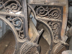lot 103 image: Antique School Seats