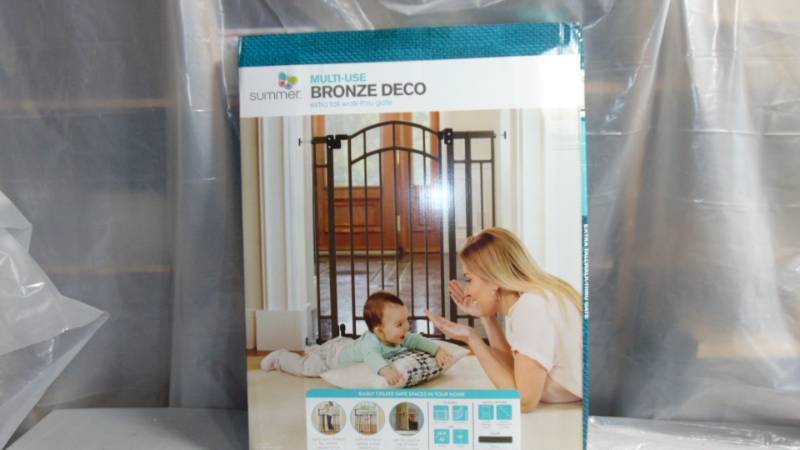 Multi use clearance bronze deco gate